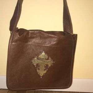 Brown crossbody bag